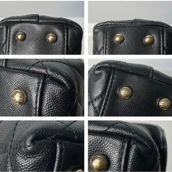 Chanel Coco Small Flap Black Caviar Leather Quilted
Top Handle/Shoulder Bag - Picture 5 of 9